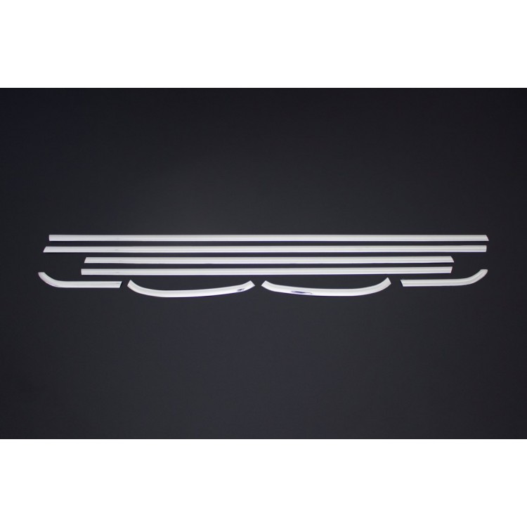 Opel Astra J Krom Cam Çıtası 8 Parça P.Çelik (2010-2014) HB