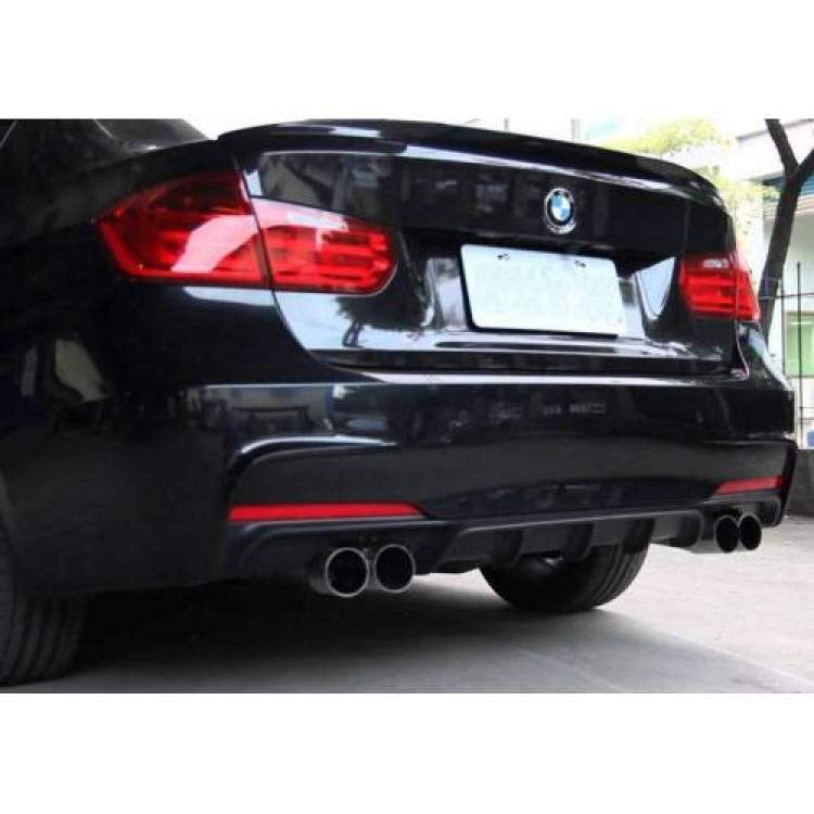 BMW F30 M PERFORMANCE RIGHT AND LEFT DOUBLE OUTLET DIFFUSER AFTER 2012-