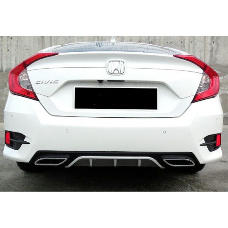 Honda Civic FC5 Exhaust Looking Diffuser 2016- Aftermarket